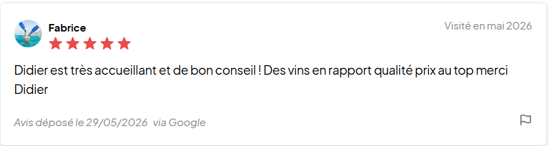 Avis client Les Délices de Rocheclaire