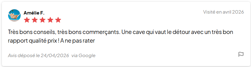Avis client Les Délices de Rocheclaire